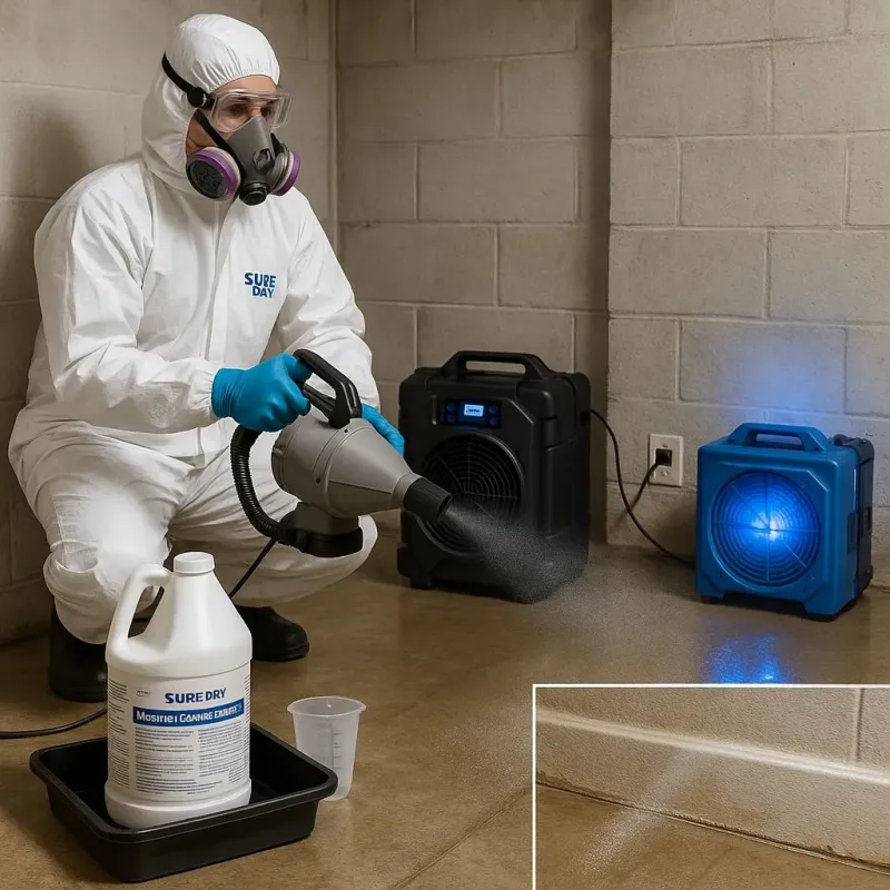 Sanitization and Odor Removal process in Turnersville, NJ