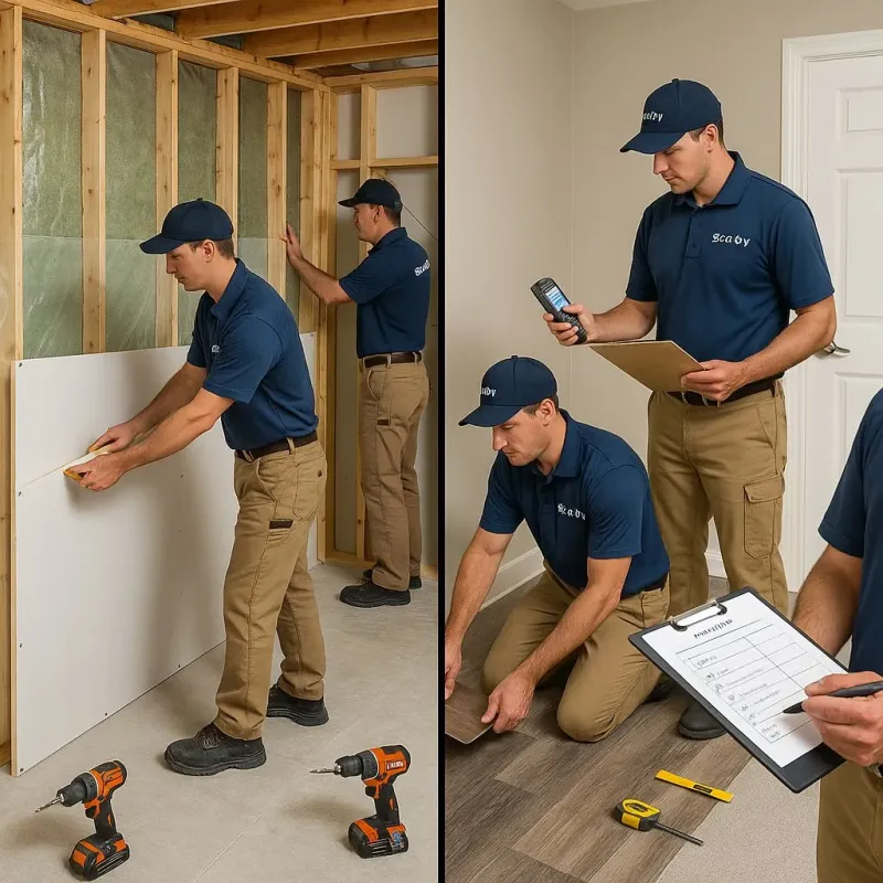 Repairs and Reconstruction process in Turnersville, NJ